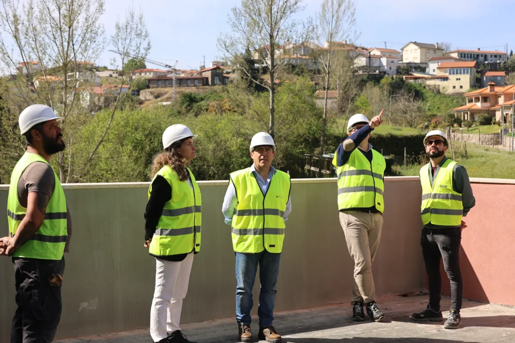 Presidente da Câmara visitou obras de requalificação do Pavilhão Multiusos de Baião