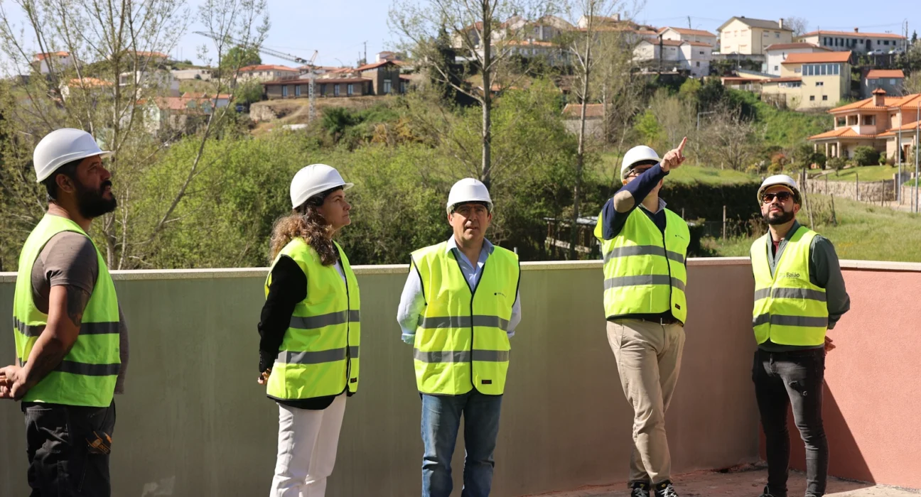 Presidente da Câmara visitou obras de requalificação do Pavilhão Multiusos de Baião