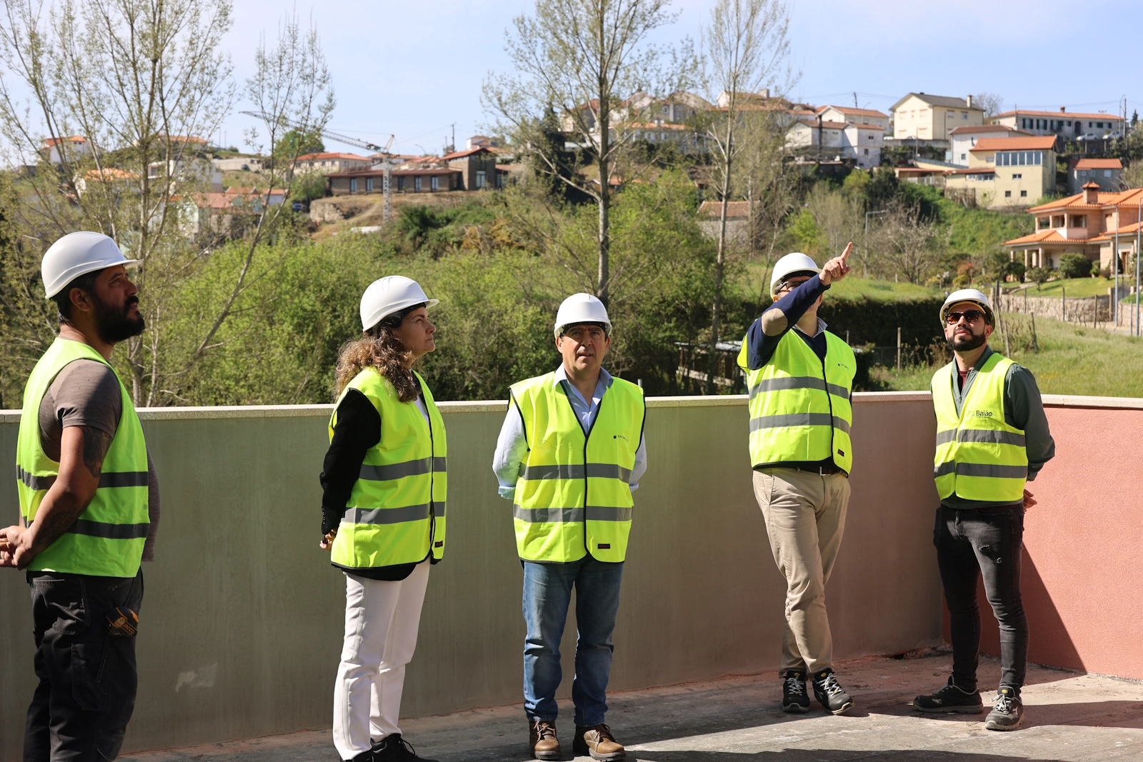 Presidente da Câmara visitou obras de requalificação do Pavilhão Multiusos de Baião