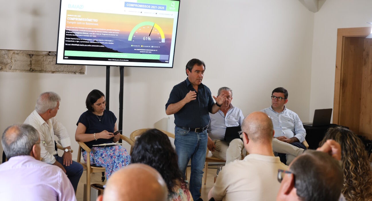 Meia centena de conselheiros reuniram-se com Paulo Pereira no MACC Baião