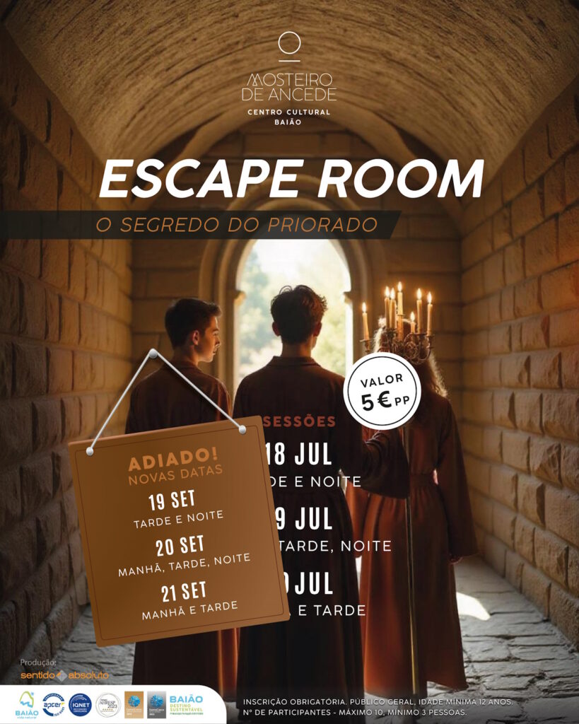 ESCAPE ROOM – NOVAS DATAS, NOVOS DESAFIOS!