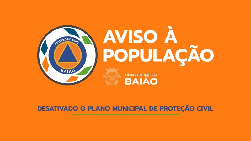 Aviso Proteção Civil PMPC