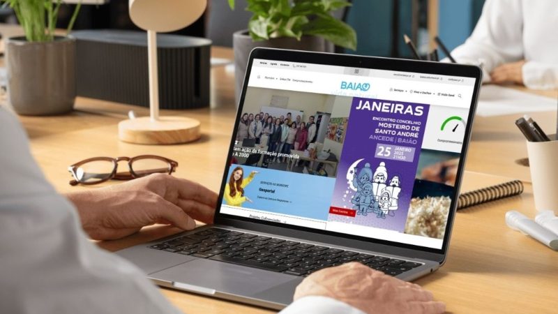 A página oficial na internet do Município de Baião destaca-se, ocupando a primeira posição no quadro nacional referente ao acesso e à utilização dos sítios web dos municípios.