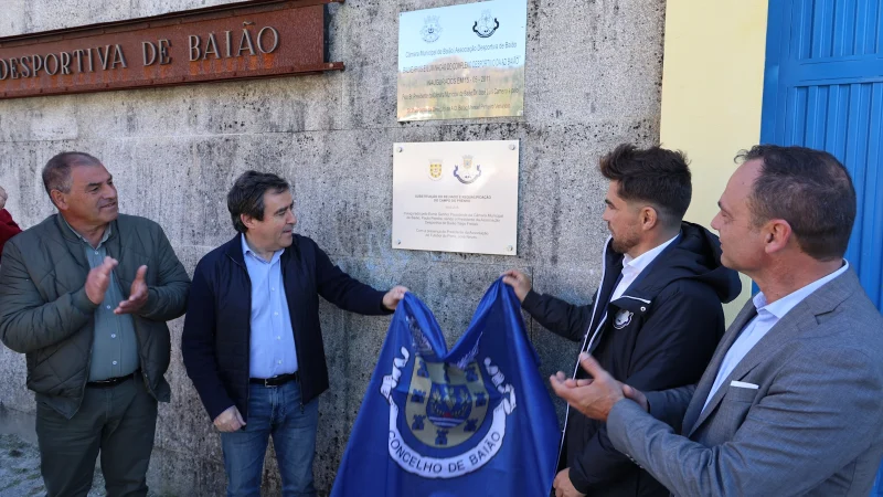 Inaugurado novo relvado sintético da AD Baião