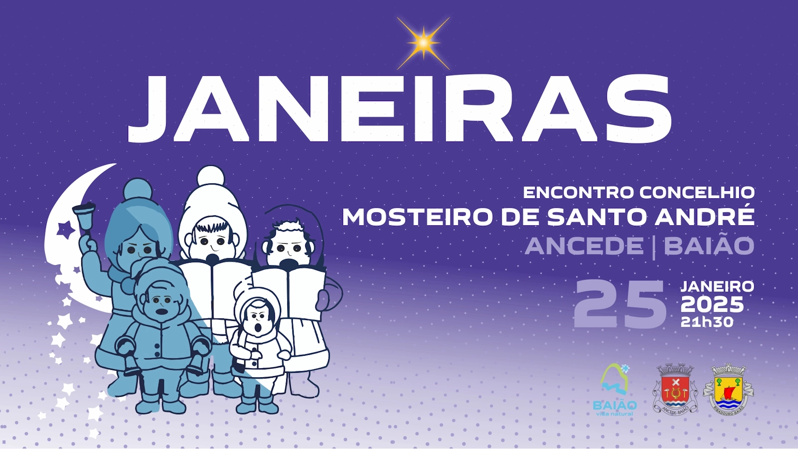 Dia 25 de Janeiro Encontro Concelhio de Cantadores de Janeiras