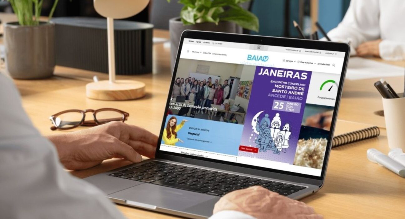 A página oficial na internet do Município de Baião destaca-se, ocupando a primeira posição no quadro nacional referente ao acesso e à utilização dos sítios web dos municípios.