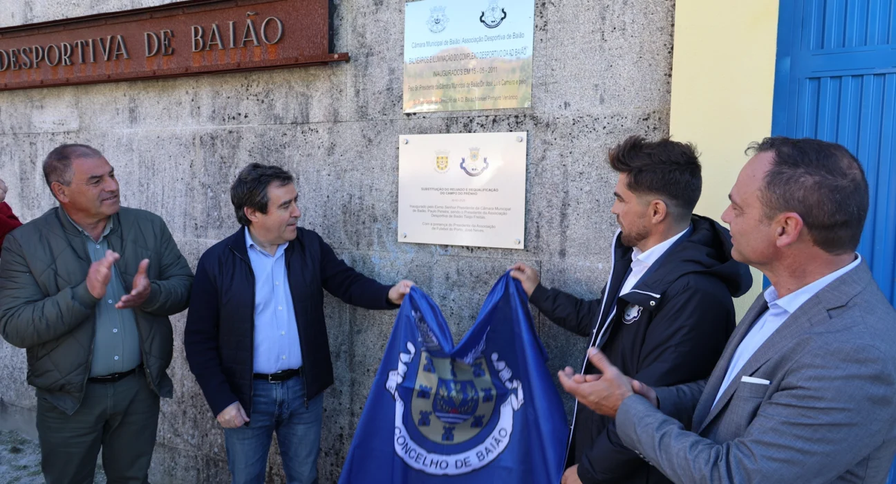 Inaugurado novo relvado sintético da AD Baião